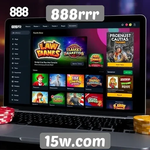 Interface do usuário no 888rrr é intuitiva